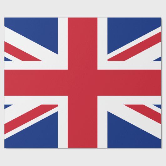 UK Union Jack British Flag Cadeaupapier (Vlak)