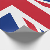 UK Union Jack British Flag Cadeaupapier (Hoek)