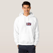 UK UNION JACK BRITISH FLAG Patriotic Hoodie (Voorkant volledig)