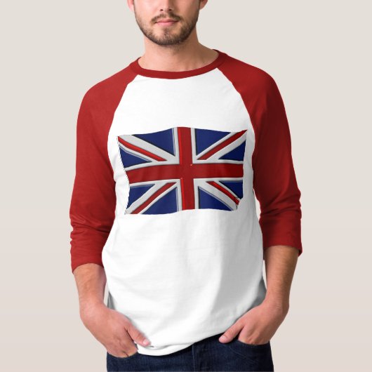UK UNION JACK BRITISH FLAG Patriotic Shirt (Voorkant)