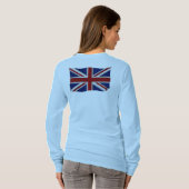 UK UNION JACK BRITISH FLAG Patriotic Shirt (Achterkant volledig)