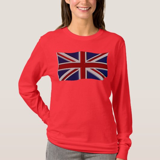 UK UNION JACK BRITISH FLAG Patriotic Shirt (Voorkant)