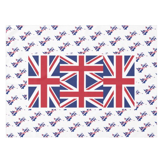 UK UNION JACK British Patriotic Tafelkleed (Voorkant (Horizontaal))