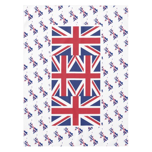 UK UNION JACK British Patriotic Tafelkleed (Voorkant)