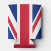 UK Union Jack Britse Vlag Gepersonaliseerd Blikjeskoeler (Achterkant)
