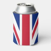 UK Union Jack Britse Vlag Gepersonaliseerd Blikjeskoeler (Blikje Achterkant)