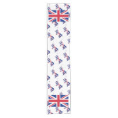 UK UNION JACK Britse Vlag Patriottisch Korte Tafelloper (Voorkant)
