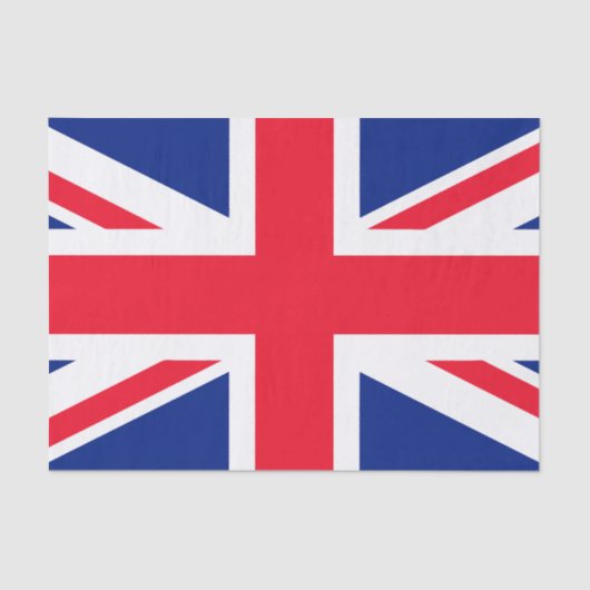 UK Union Jack Britse vlag Tissuepapier (Voorkant)