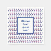 UK UNION JACK Custom Toevoegen Jouw tekst Patriott Servet (Voorkant)