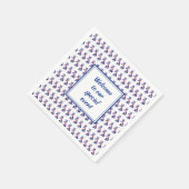 UK UNION JACK Custom Toevoegen Jouw tekst Patriott Servet (Hoek)