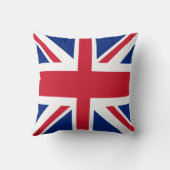 UK Union Jack Flag British Personalized Wedding Kussen (Achterkant)