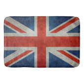 UK Union Jack Flag in retro stijl  texturen Badmat (Voorkant)