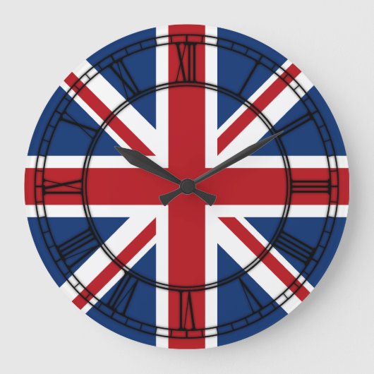 UK Union Jack Grote Klok (Voorkant)
