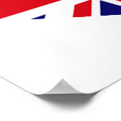 UK Union Jack Poster (Hoek)