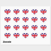 UK Union Jack Ronde Sticker (Vel)