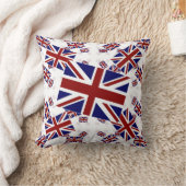 UK Union Jack Vlag in Scheve Lagen Kussen (Deken)