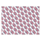 UK UNION JACK VLAG KAART Stijlvol Patriottisch Tafelkleed (Voorkant (Horizontaal))