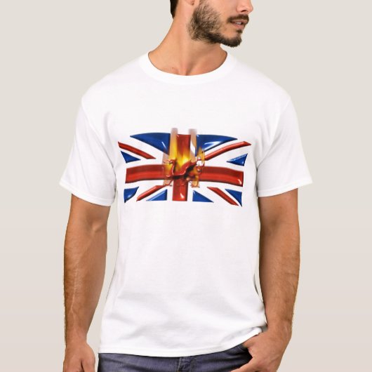 UK Union Jack Wales T-shirt (Voorkant)