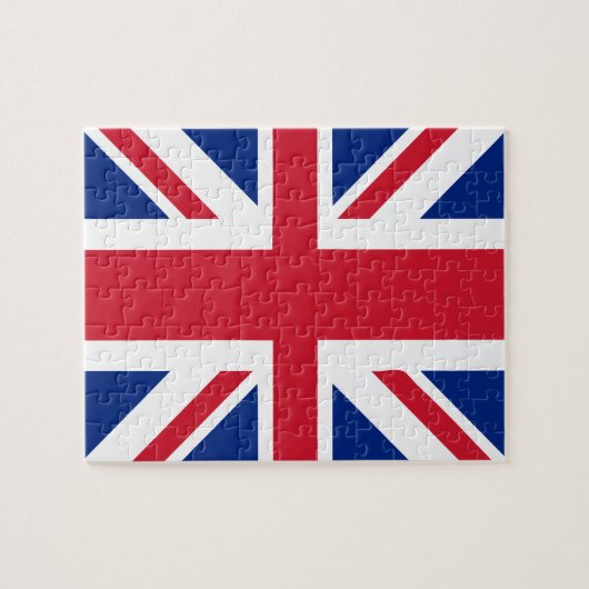 UK United Kingdom Union Jack Flag Legpuzzel (Horizontaal)