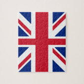 UK United Kingdom Union Jack Flag Legpuzzel (Verticaal)