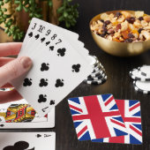 UK United Kingdom Union Jack Flag Pokerkaarten (Insitu)