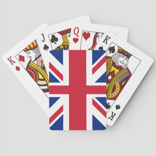 UK United Kingdom Union Jack Flag Pokerkaarten (Achterkant)