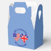 UK USA Hart Vlaggen Mijn Land Mijn Erfgoed Bedankdoosjes (Geopend)