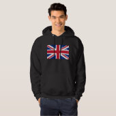 UK Verenigd Koninkrijk Engeland Engels Vlag Hoodie (Voorkant volledig)