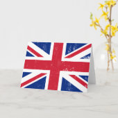 UK Verenigd Koninkrijk Engeland Engels Vlag Kaart (Gele Bloem)