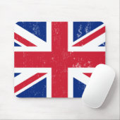 UK Verenigd Koninkrijk Engeland Engels Vlag Muismat (Met muis)