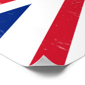 UK Verenigd Koninkrijk Engeland Engels Vlag Poster (Hoek)