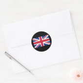 UK Verenigd Koninkrijk Engeland Engels Vlag Ronde Sticker (Envelop)