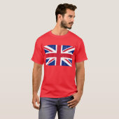UK Verenigd Koninkrijk Engeland Engels Vlag T-shirt (Voorkant volledig)