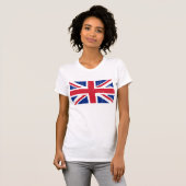 UK Verenigd Koninkrijk Engeland Engels Vlag T-shirt (Voorkant volledig)