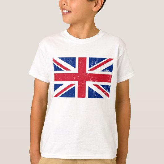 UK Verenigd Koninkrijk Engeland Engels Vlag T-shirt (Voorkant)