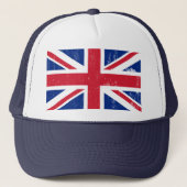 UK Verenigd Koninkrijk Engeland Engels Vlag Trucker Pet (Voorkant)