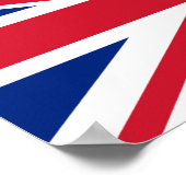 UK Verenigd Koninkrijk Royal Union Jack Flag Poster (Hoek)