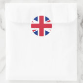 UK Verenigd Koninkrijk Royal Union Jack Flag Ronde Sticker (Tas)