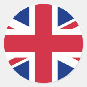 UK Verenigd Koninkrijk Royal Union Jack Flag Ronde Sticker