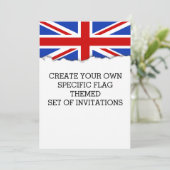 UK Vlag Kaart (Staand voorkant)