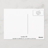 UK vlag Londen Briefkaart (Achterkant)