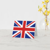 UK Vlag Notitiekaart (Gele Bloem)