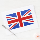UK Vlag Rechthoekige Sticker (Envelop)