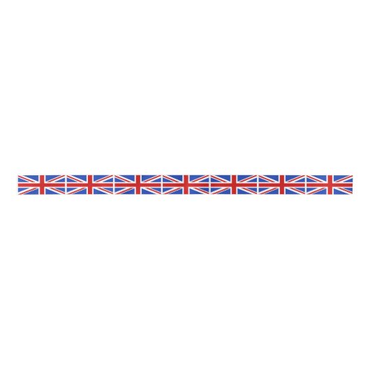 UK Vlag Satijnen Lint (Voorkant)