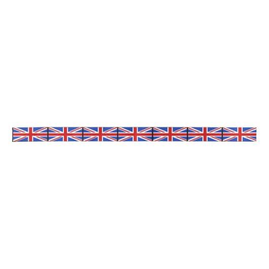 UK Vlag Satijnen Lint (Voorkant)