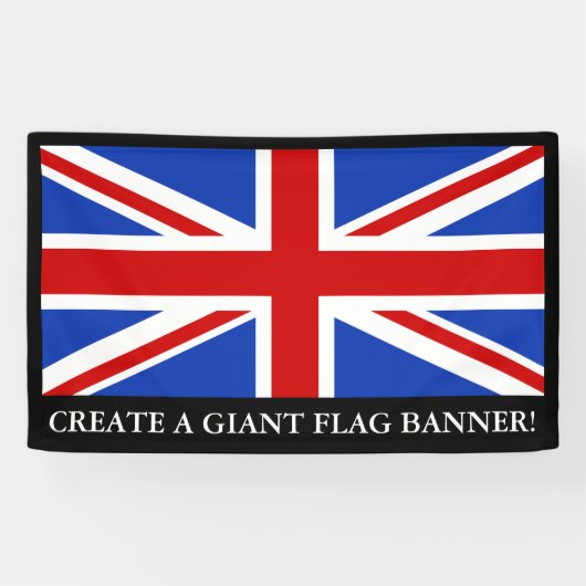 UK Vlag Spandoek (Horizontaal)