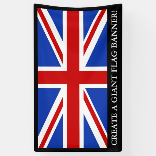 UK Vlag Spandoek (Verticaal)