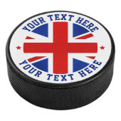 UK Vlag Verenigd Koninkrijk Londen Brits Groot-Bri Hockey Puck (3/4)