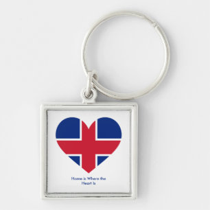 UK-vlaghart - Britse liefdesgave Sleutelhanger