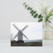 (UK) White Windmill Briefkaart (Staand voorkant)